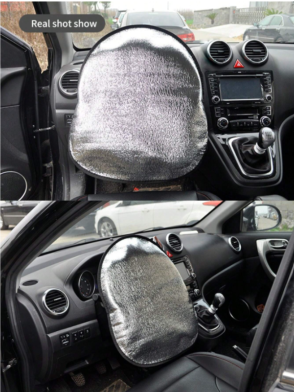 1pc Steering Wheel Sun Shade Cover